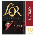 LOR ESPRESSO COFFEE CAPSULES ULTIMO PACK 10