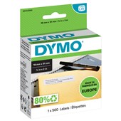 DYMO 11355 LW MULTIPURPOSE LABELS 19 X 51MM WHITE ROLL 500