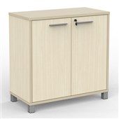 KNIGHT CUBIT CUPBOARD 2 SHELVES W900 X D450 X H900MM NORDIC MAPLE
