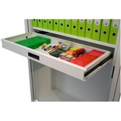 PRECISION SMARTSTORE ROLL OUT SHALLOW DRAWER W750MM TO FIT W900MM WHITE