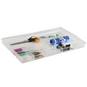 ITALPLAST DRAWER TIDY 8 COMPARTMENT CLEAR