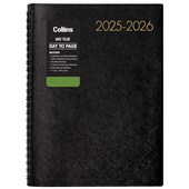 COLLINS BOSTON MID YEAR APPOINTMENT DIARY A5 DAY TO PAGE WIRO 20252026