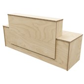 ZEALAND RECEPTION COUNTER WITH DESK MILFORD W2400 X D700 X H1125MM PREMIUM PLY