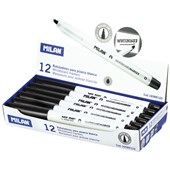 MILAN WHITEBOARD MARKER COMPACT FINE BULLET TIP BLACK