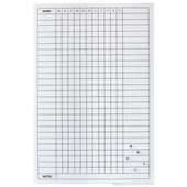 BOYD VISUALS STAFF INDICATOR GLASSBOARD W600 X H900MM