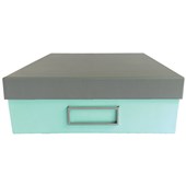 LEDAH PASTELS STORAGE BOX A4 GREEN