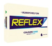 REFLEX COLOURS A4 COPY PAPER 80GSM SAND PACK 500 SHEETS