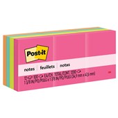 POSTIT 653AN MINI NOTES 35 X 48MM POPTIMISTIC PACK 12