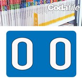 CODAFILE ALPHA LABEL O 162565 40 LABELS