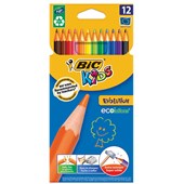 BIC KIDS EVOLUTION COLOURING PENCIL ASSORTED PACK 12