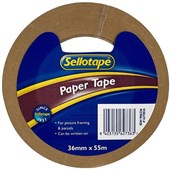 SELLOTAPE FLATBACK PAPER TAPE W36MM X L55M CLEAR