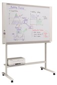 PLUS N204 COPYBOARD 4 PANEL WITH STAND H910 X W1300MM 4 COLOUR