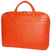 AVENUE LAPTOP CASE 14 INCH LEATHER ORANGE