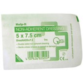 HELPIT DRESSING NONADHERENT W50 X L75MM WHITE BOX 50