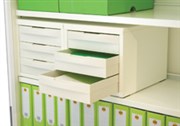 PRECISION SMARTSTORE UTILITY DRAWER 3 DRAWER W900 X D1200MM WHITE SATIN