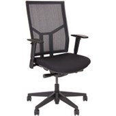 BURO ENDURA II EXECUTIVE CHAIR 1LEVER MESH BLACK