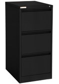 OPD FILING CABINET 3 DRAWER W470 X D620 X H1015MM MATT BLACK