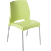 EDEN POP VISITOR CHAIR STACKABLE PISTACHIO