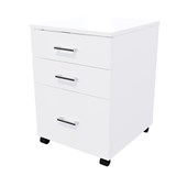 ZEALAND MOBILE 2 DRAWER 1 FILE W465 X D500 X H660MM WHITE