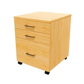 ZEALAND MOBILE 2 DRAWER 1 FILE W465 X D500 X H600MM NZ TAWA