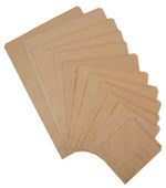 FLAT PAPER BAG NO10 W310 X H346MM BROWN PACK 250