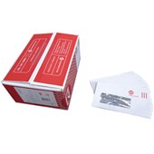 NZ POST ENVELOPE POSTAGE INCLUDED WINDOW SELF SEAL 9S E13 W165 X L92MM WHITE BOX 500