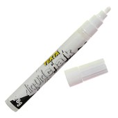 TEXTA LIQUID CHALK MARKER WET WIPE BULLET 45MM WHITE