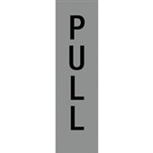 APLI SELF ADHESIVE SIGN PULL 50 X 202MM GREYBLACK