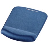 FELLOWES PLUSH TOUCH LYCRA MOUSE PAD AND WRIST REST BLUE