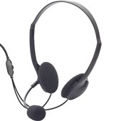 MOKI LITE HEADPHONES WITH MIC BOOM BLACK