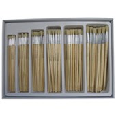 5 STAR 582 PAINT BRUSH ROUND CHINESE BRISTLE CLASSROOM SET PACK 144