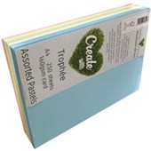 TROPHEE COLOURED PAPER A4 160GSM ASSORTED PASTELS PACK 250