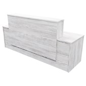 ZEALAND RECEPTION COUNTER WITH DESK MILFORD W2400 X D700 X H1125MM NORDIC PINE