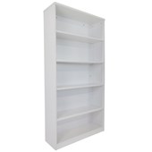 ZEALAND QUICKSHIP BOOKCASE W900 X D315 X H1800MM WHITE