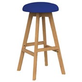 KNIGHT LUNA BUTTON BARSTOOL SKY BLUE