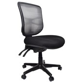 BURO METRO OFFICE CHAIR MESH BACK 3LEVER BLACK NYLON BASE