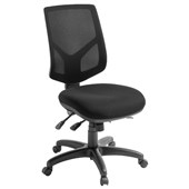 EDEN CREW OFFICE CHAIR HIGHBACK 3LEVER MESH BLACK