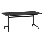 KNIGHT TEAM FLIP TABLE W1600 X D800 X H720MM BLACK FRAME BLACK TOP