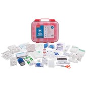 ESKO FIRST AID KIT PLASTIC WALL MOUNTABLE CASE 125 PERSON