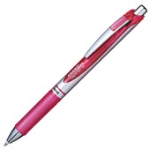 PENTEL BL77 ENERGEL GEL INK PEN RETRACTABLE 07MM PINK