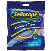 SELLOTAPE CELLULOSE TAPE PREMIUM W15MM X L66M CLEAR