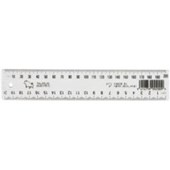 TAURUS RULER PLASTIC JO9800 200MM CLEAR