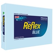 REFLEX COLOURS A4 COPY PAPER 80GSM BLUE PACK 500 SHEETS