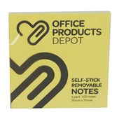 OPD SELFADHESIVE NOTES 100 SHEET W75 X L75MM