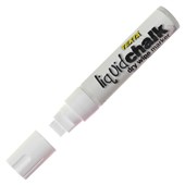 TEXTA LIQUID CHALK MARKER JUMBO DRY WIPE CHISEL 150MM WHITE