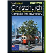 KIWI MAPS PATHFINDER BOOK CHRISTCHURCH AND CANTERBURY A4