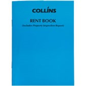 COLLINS RENT RECORD BOOK W105 X L148MM 12 LEAF