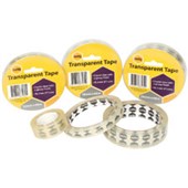 MARBIG TRANSPARENT TAPE 12MM X 66M 762MM CORE