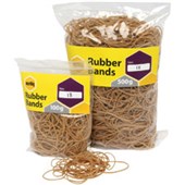 MARBIG RUBBER BANDS ASSORTED 100G