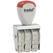 TRODAT 1020 CLASSIC DATE STAMP 4 BAND 5MM